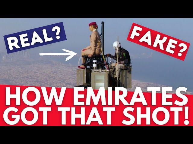 How Did Emirates Get THAT Drone Shot? Real or Fake? Behind the Scenes!