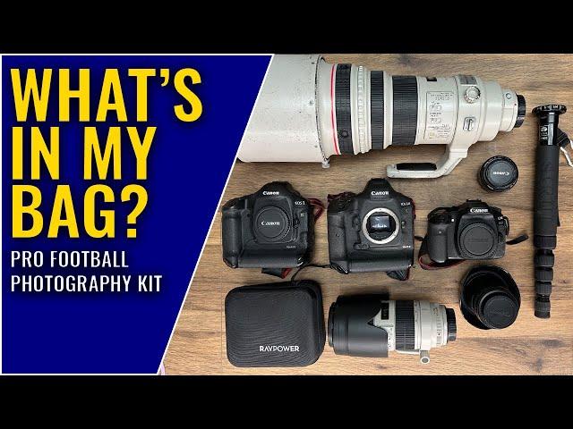 What's in my bag? Pro football photography gear