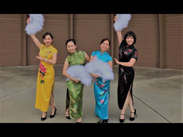 旗袍舞 (Qipao Dance) 女人花 Flowering Beauty (练习) 世旗会代顿分会