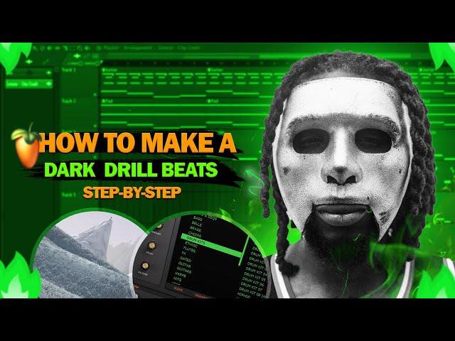 How to make DARK Vocal Drill Beats Like Ghosty  FL Studio Drill Tutorial 2022