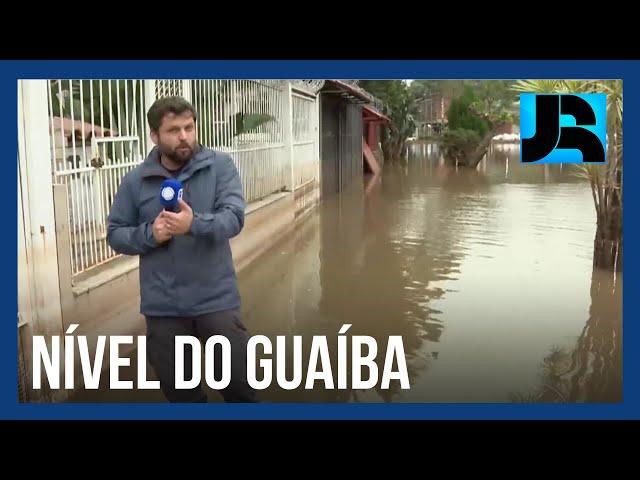 Nível do Guaíba volta a subir em Porto Alegre (RS) e deve superar recorde histórico