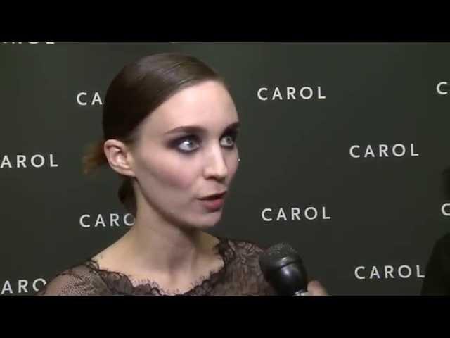 Carol: Rooney Mara "Therese" New York Red Carpet Premiere Interview | ScreenSlam