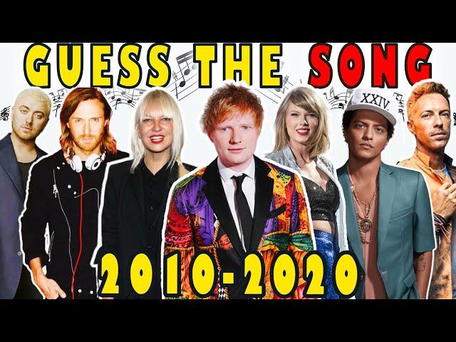 Guess the Song 2010-2020 Music Quiz |  2010s The Song Everyone knows | Mega Music Quiz |135 Songs