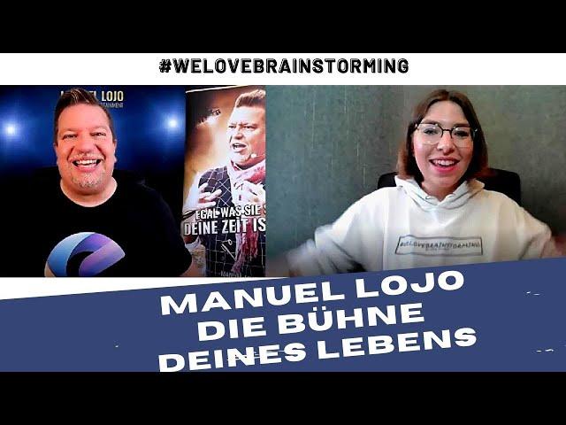 Manuel Lojo über the voice of Germany und die Bühne deines Lebens #welovenrainstorming