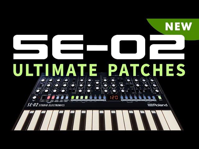 ROLAND SE-02 | ULTIMATE PATCHES |The 333 NEW Next-Level Synth Sounds / Presets!