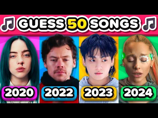 GUESS THE SONG: From 2020 to 2024  | Music Quiz Challenge