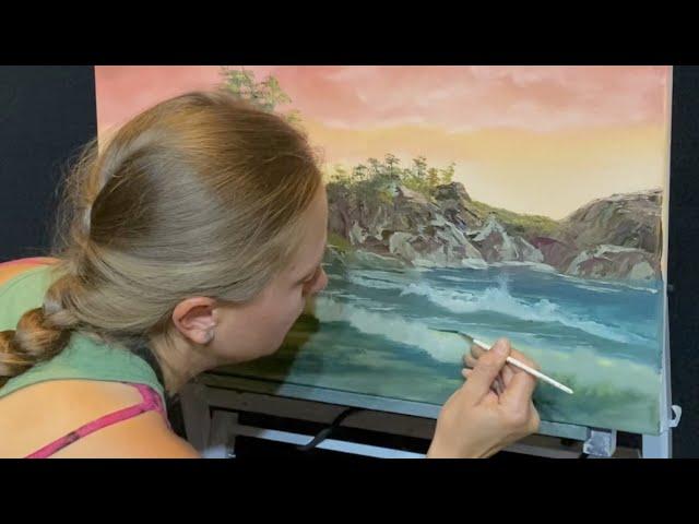 Oil Painting Tutorial #12 "Astoria Dreams" by Kaylee Rakowski