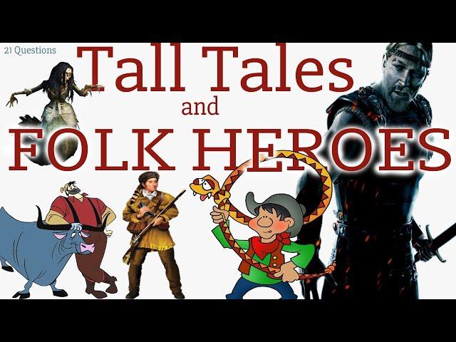 TALL TALES and FOLK HEROES trivia quiz - 21 questions from folklore {ROAD TRIpVIA- ep:424]