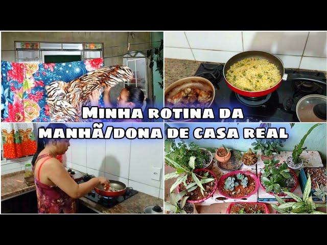 #VLOG/MINHA ROTINA DA MANHÃ/DONA DE CASA REAL!!!