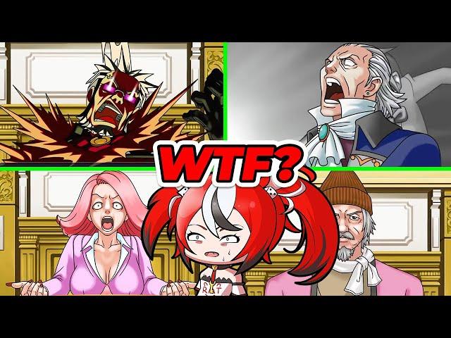 Bae Reaction To Crazy Breakdowns in Ace Attorney [ Hololive EN ]