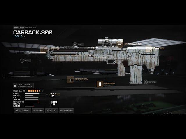 The best loadout for the carrack .300 sniper warzone 3 (modern warfare 3)