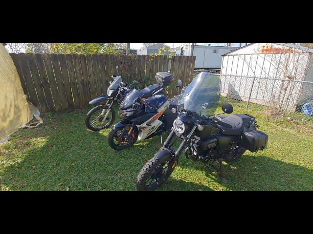 My Three Bikes.