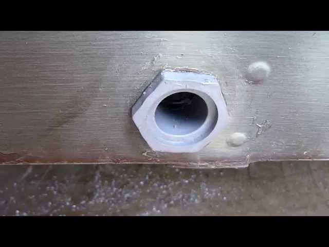 OldGuyDIY Grumman Sportboat Sport Boat Canoe Jon $2 Boat Drain Plug Tube Hole Pt 6