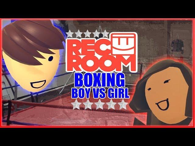 BOY VS GIRL BOXING - REC ROOM