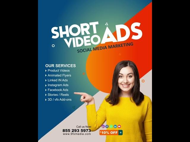 Short Video Ads for social media marketing