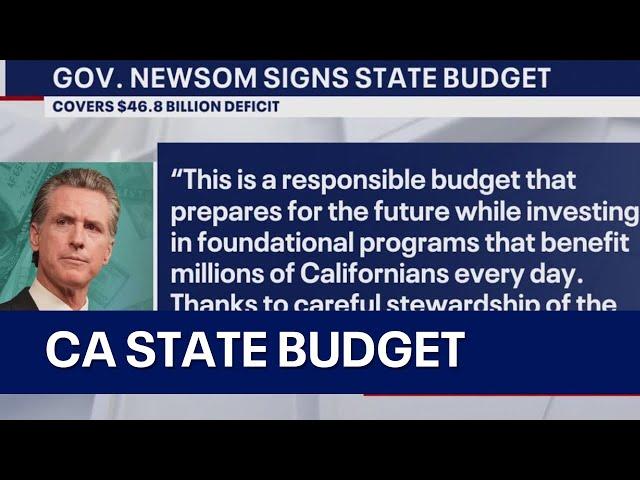 California Gov. Gavin Newsom signs state budget | KTVU