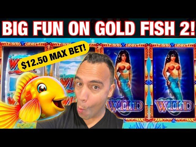  $12.50 MAX BET WINNING on Classic Goldfish2!! | BEST LAST SPIN BONUS!!  