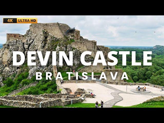 [4K] Devin Castle walking tour: Top Things to See Near Bratislava | walk with me Slovakia Hrad Devin