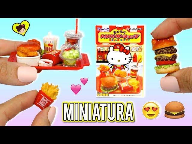 Comida Rapida Miniatura Como Mc Donalds -