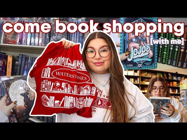 come BOOK SHOPPING with me + book haul  a cozy bookstore vlog!