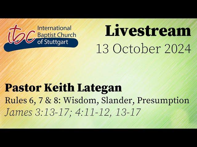 Sunday Service Livestream // 13 October 2024