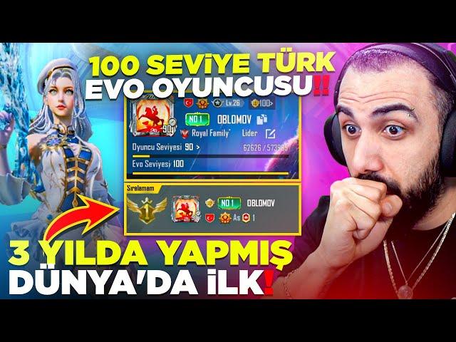 OYUNUN İLK 100 EVO SEVİYESİNE SAHİP NO: 1 TÜRK OYUNCUSUYLA TANIŞTIM!! (İMKANSIZ OLAY) | PUBG MOBILE