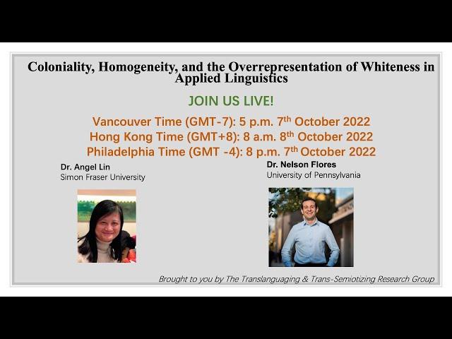 Coloniality, Homogeneity, and the Overrepresentation of Whiteness in Applied Linguistics