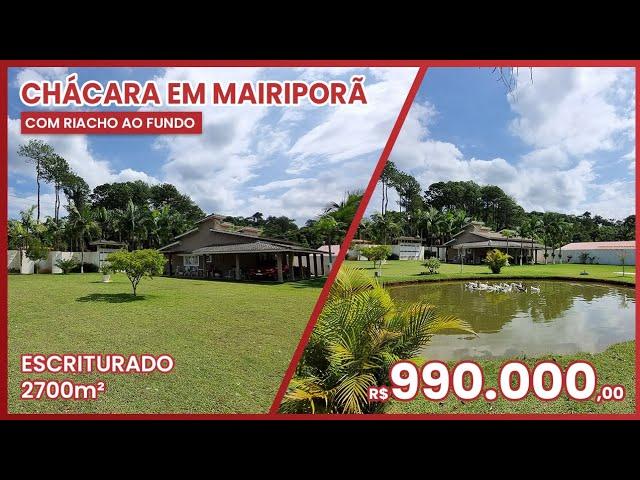 CHÁCARA COM LAGO EM MAIRIPORÃ-SP | OPORTUNIDADE ÚNICA | ESCRITURADO - Heitor Neto