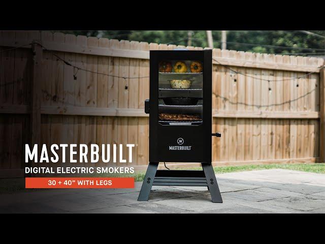 Masterbuilt Digital Electric Smokers | 30 inch & 40 inch | With Window and Legs