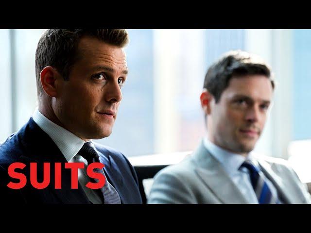 Mike Ross conoce a Logan | La batalla por Industrias Gillis COMIENZA | Suits: La Ley de los Audaces