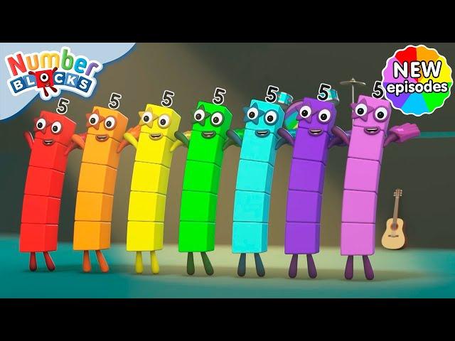 All-star Line-up | S7 E3 | Learn Times Tables | @Numberblocks