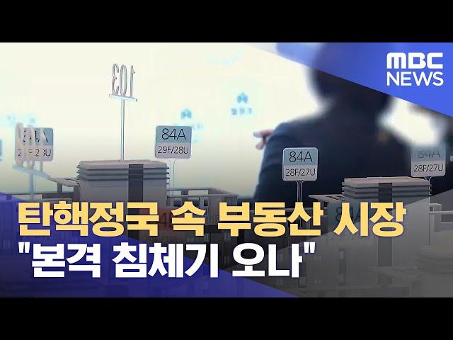 탄핵정국 속 부동산 시장 "본격 침체기 오나" (2024.12.16/뉴스데스크/울산MBC)