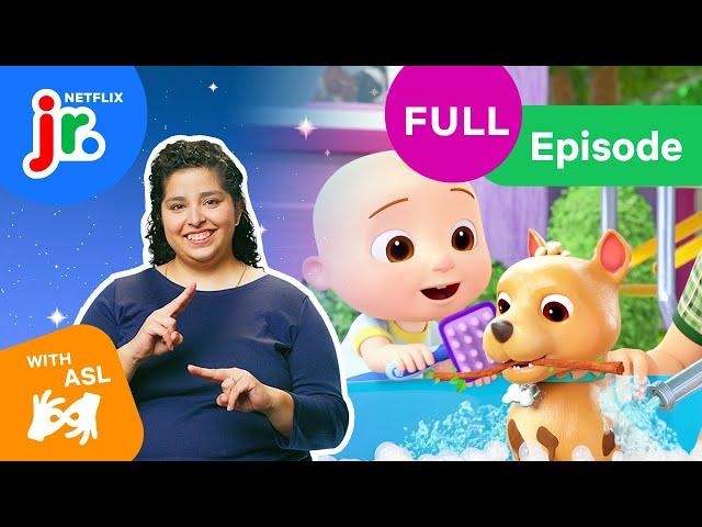 CoComelon Lane FULL EPISODE with ASL | JJ + Bingo, Cece Goes Camping & Nina’s Good Game | Netflix Jr