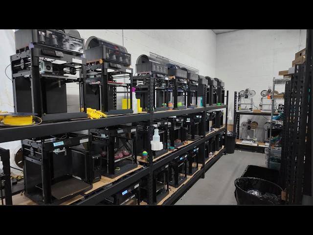 I have 147 3D Printers In My Print Farm