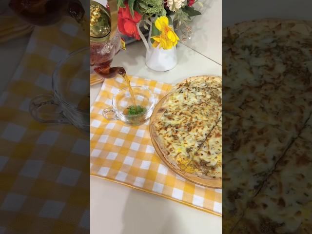 يا صباح السعادة.. منقوشة زعتر خطيرة وفى خمس دقايق بس #فاطمة_ابو_حاتي