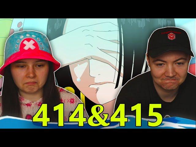 BOA HANCOCKS STORY  One Piece Ep 414 & 415 REACTION & REVIEW