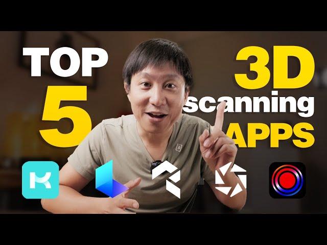 Comparing Top Five 3D Scanner Apps | Photogrammetry VS NeRFs VS LiDAR