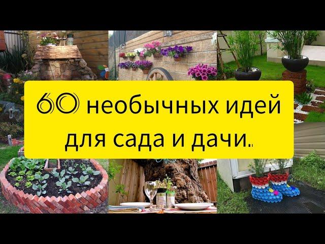 60 необычных идей для дачи, дома и сада своими руками.//DIY//60 unusual garden ideas.