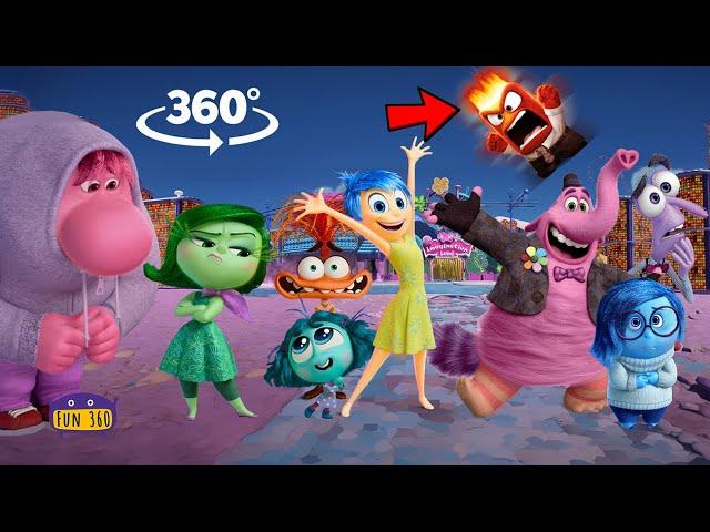 VR 360° Find the Emotions Inside Out 2 | Hide-and-Seek Challenge in Imagination Land - 360º Video 4K