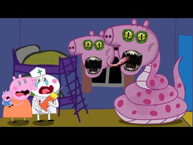 Zombie Apocalypse, Zombies Appear At The Children's Hospital | Peppa Pig Funny Animation