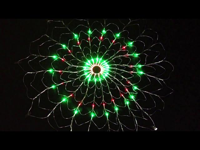 Round net holiday light christmas lighting decoration RGB color changing