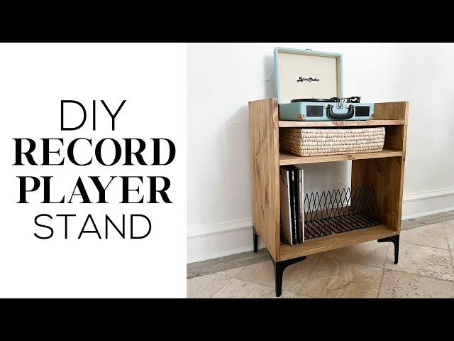 DIY Record Player Stand