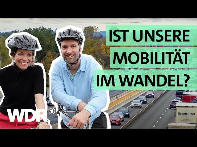 Lastenrad, Auto & ÖPNV: So steht's um die Verkehrswende und Pendeln ohne Stau | Wie fährt NRW? | WDR