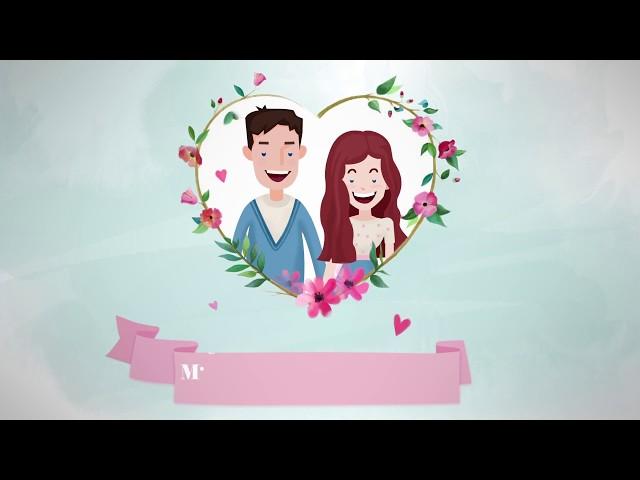 South Indian Wedding Invitation || After Effects Wedding Animation