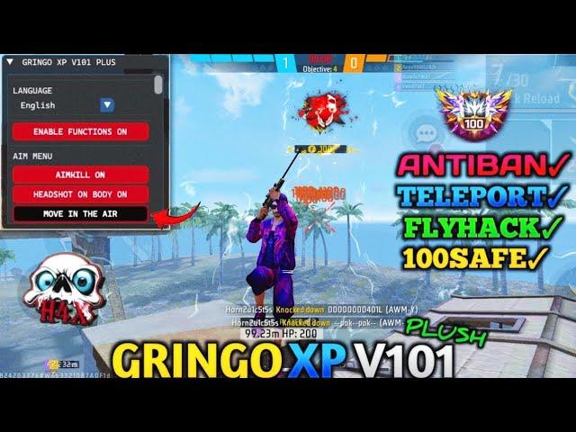 GRINGO XP V101 PLUS | OB46 FF HACK | FREE FIRE MOD MENU | GRINGO XP HACK | FF HACK