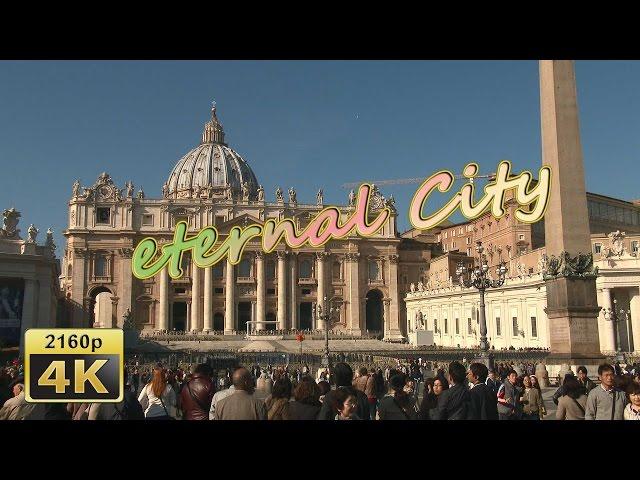 Walking from Vatican City to Trevi Fontain, Rome - Italy 4K Travel Channel