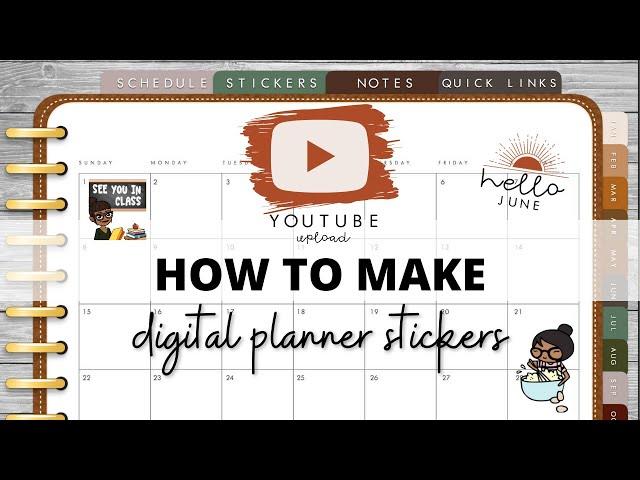 HOW TO MAKE DIGITAL PLANNER STICKERS 5 WAYS + Good Notes 5 Elements Update