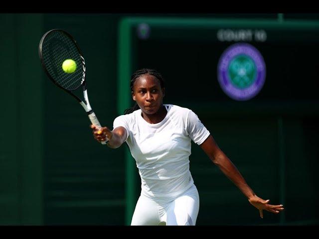 15-Year-Old Coco Gauff Extended Practice Session | 2019 Wimbledon