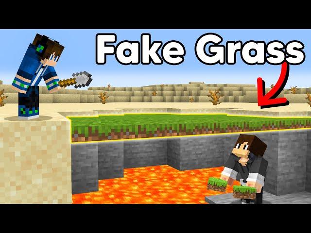 Using FAKE Grass to FOOL My Friends