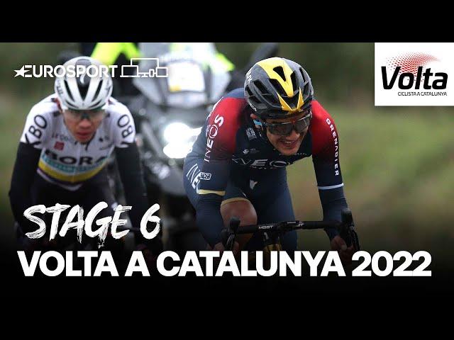 Volta a Catalunya 2022 - Stage 6 Highlights | Cycling | Eurosport